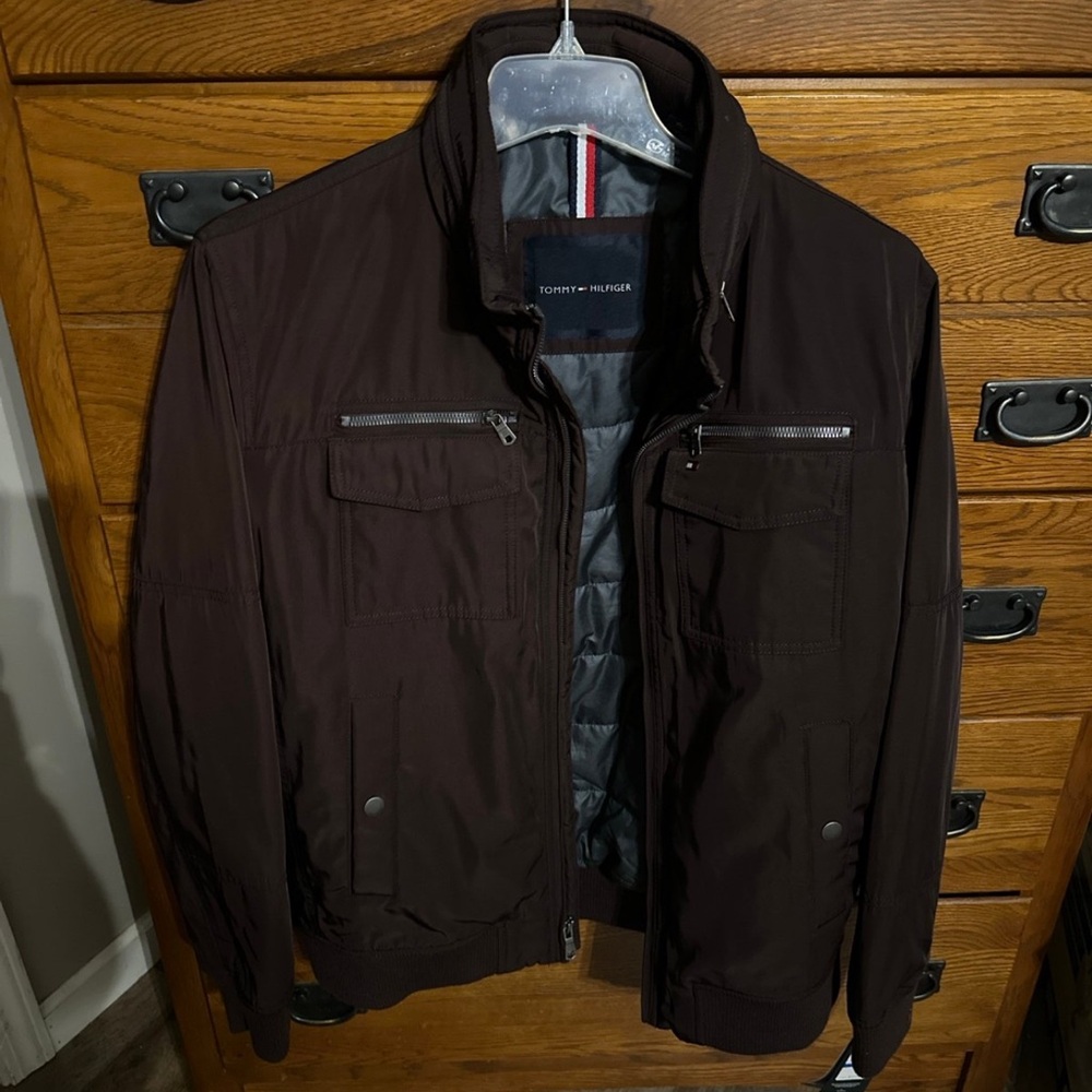 Tommy Hilfiger Maroon Coat